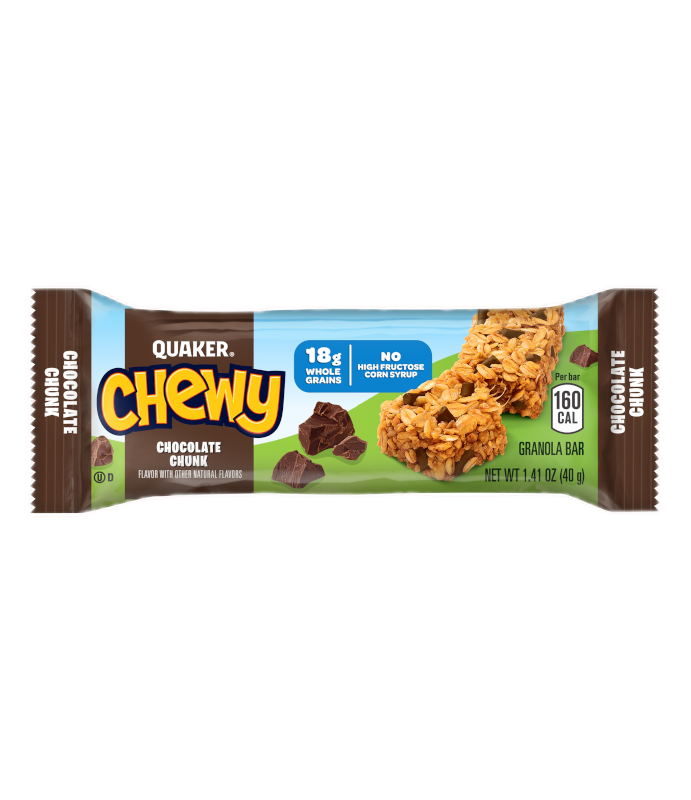 Quaker Chewy Granola Bar Chocolate Chunk Oz PepsiCo Babe